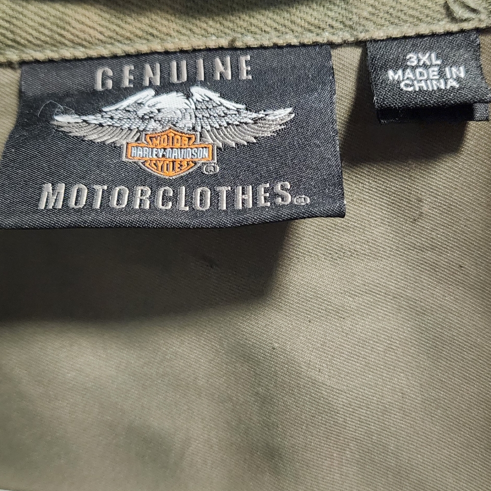 Harley-Davidson Men's Removable Hood Heavy Twill jacket